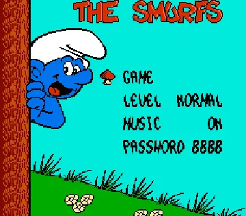 Smurfs, The (Europe) (En,Fr,De,Es) (Beta) screen shot title